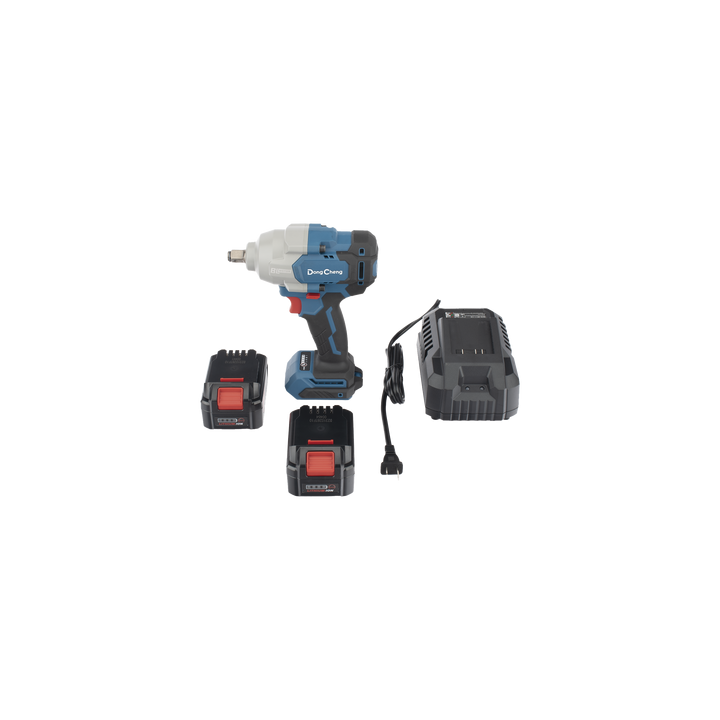 Llave de Impacto Inalámbrica de 20 V, incluye 2 Baterías de 5.0 AH, Cargador y Estuche plástico.