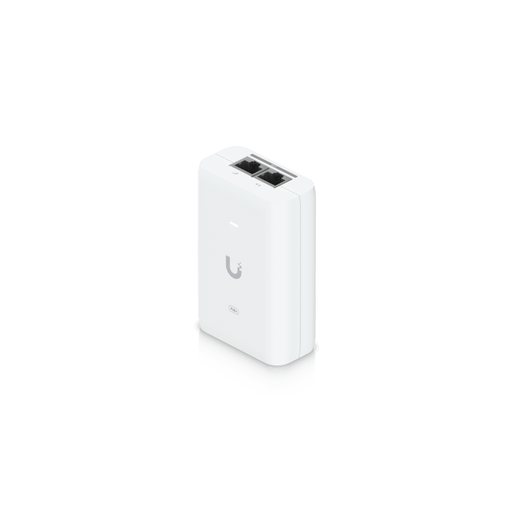 Adaptador PoE+ 2.5G / hasta 30 W / 48V 0.65A / (2) Puertos RJ45 MultiGigabit 2.5G / Salida PoE+ / LED Indicador / Ideal