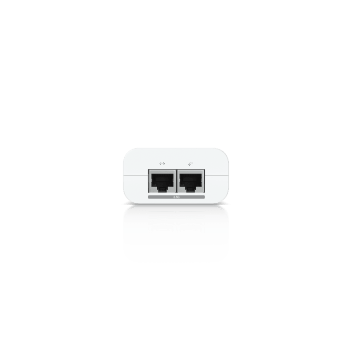 Adaptador PoE+ 2.5G / hasta 30 W / 48V 0.65A / (2) Puertos RJ45 MultiGigabit 2.5G / Salida PoE+ / LED Indicador / Ideal
