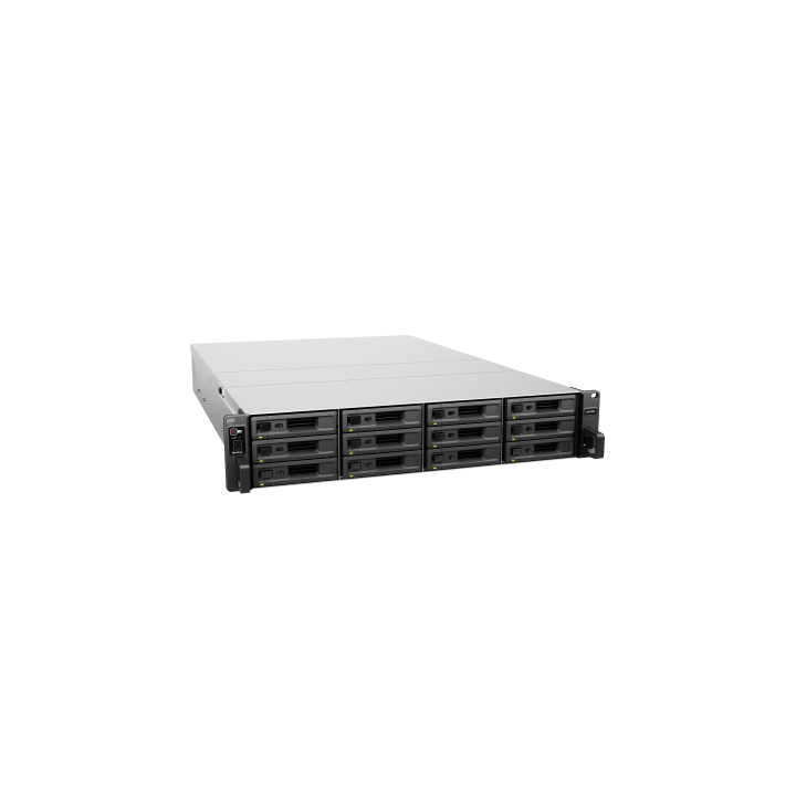 Unidad de Expansión Synology RX1225RP | 12 Bahías para Unidades 3.5" y 2.5" SATA HDD/SSD | Intercambio en Caliente |