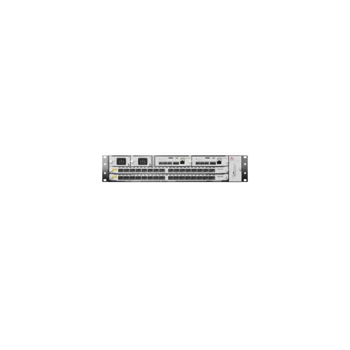 OLT Modular tipo Chasis GPON/XGS-PON Combo,1 Tarjeta de Servicio de 16 Puertos GPON, 2 Ranuras, 1 Fuente de