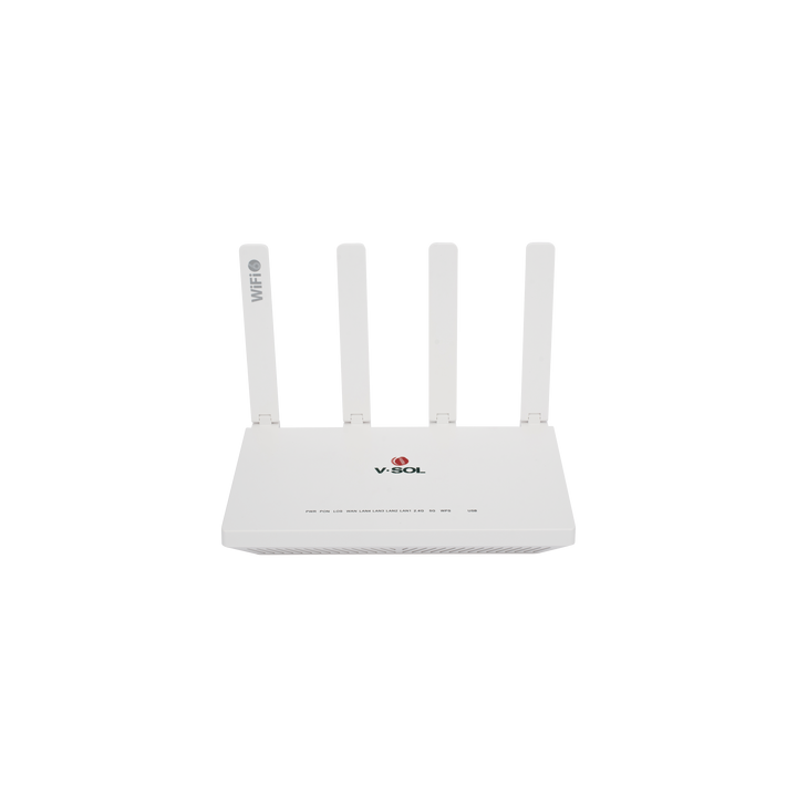 ONU GPON/EPON con Wi-Fi 6 AX1500 / 4 Puertos Gigabit / Puerto PON SC/UPC, Hasta 1500 Mbps