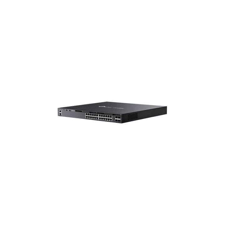 Switch Omada L3 SDN Administrable / 24 puertos PoE af/at Gigabit y 4 puertos SFP+ / Presupuesto PoE 720W / Funciones
