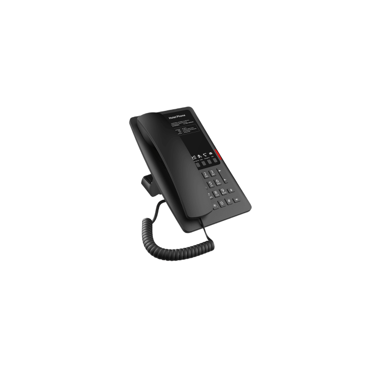 Teléfono IP Hotelero Wi-Fi 6 / 2 Líneas SIP / Doble Banda 2.4/5 GHz / 5 Teclas Programables / Puerto USB-A / PoE