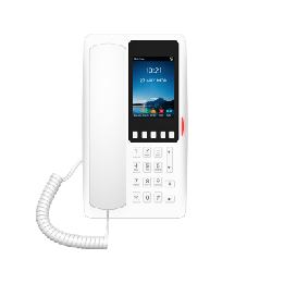 Teléfono IP Hotelero Wi-Fi 6 / Pantalla IPS 3.5" 320x480 / 2 Líneas SIP / 5 Teclas Programables / Puerto USB-A / PoE