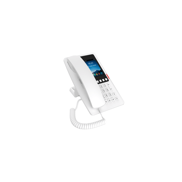 Teléfono IP Hotelero Wi-Fi 6 / Pantalla IPS 3.5" 320x480 / 2 Líneas SIP / 5 Teclas Programables / Puerto USB-A / PoE