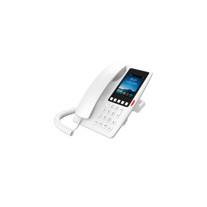 Teléfono IP Hotelero Wi-Fi 6 / Pantalla IPS 3.5" 320x480 / 2 Líneas SIP / 5 Teclas Programables / Puerto USB-A / PoE