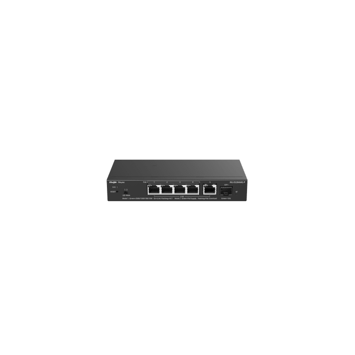 Switch Administrable Capa2 PoE+ con 5 puertos Multi-Gigabit 2.5Gb, hasta 70w PoE