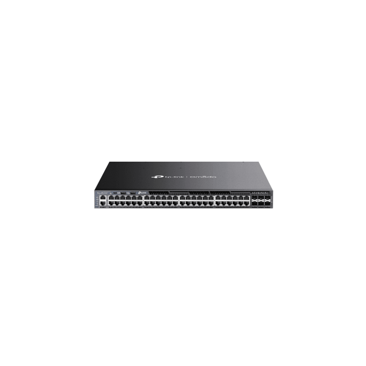Switch Omada L3 SDN Administrable / 48 puertos Gigabit y 6 puertos SFP+ / Presupuesto PoE 1440 W / Funciones RIP, VRRP,