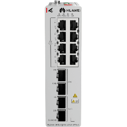 Switch Industrial eKit / 8 Puertos PoE+ Gigabit + 2 SFP + 2 SFP+ / Montaje en Riel DIN / Fuente Redundante 1+1 : 54 a