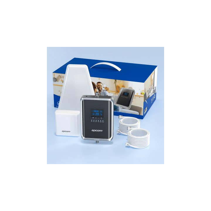Kit Amplificador de Señal Celular 2G, 3G, 4G y 5G / Mejora llamadas convencionales y VoLTE / Amplifica señal de