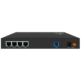 ONU Dual EPON/GPON / 4 Puertos PoE 802.3af/at Gigabit / 1 Puerto SC/UPC
