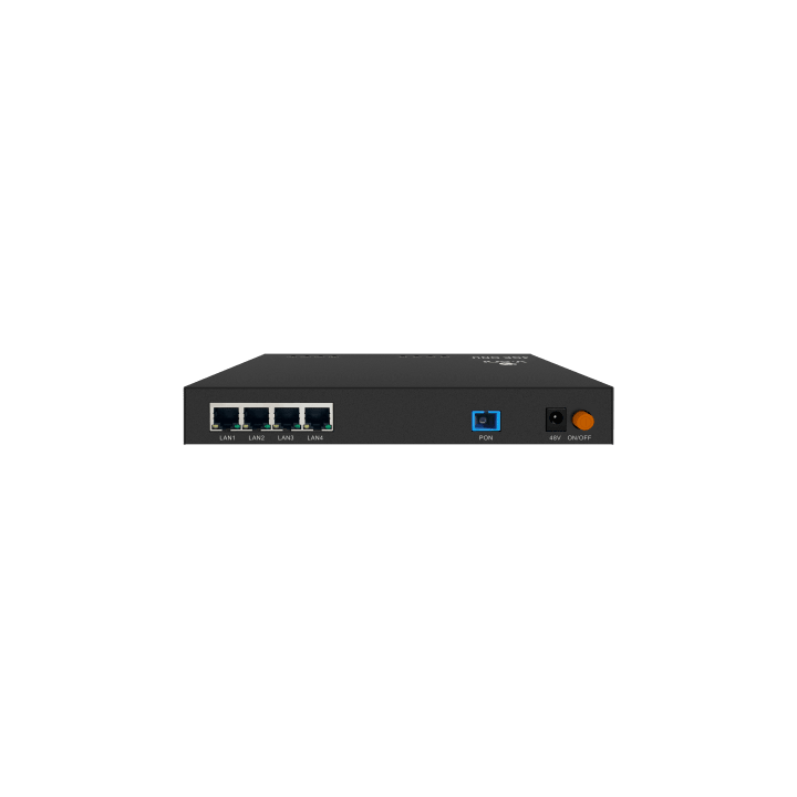 ONU Dual EPON/GPON / 4 Puertos PoE 802.3af/at Gigabit / 1 Puerto SC/UPC
