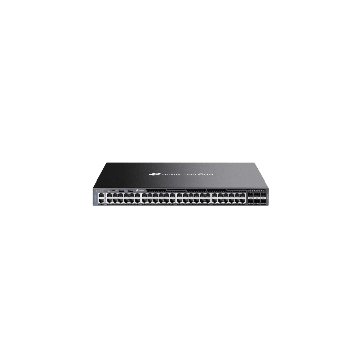 Switch Omada L3 SDN Administrable / 48 puertos Gigabit y 6 puertos SFP+ / Funciones RIP, VRRP, Servidor DHCP /