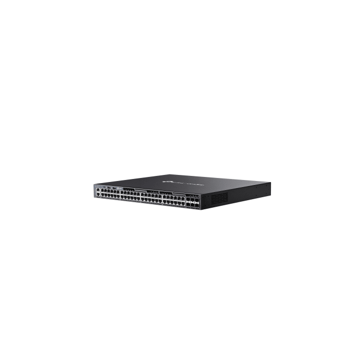 Switch Omada L3 SDN Administrable / 48 puertos Gigabit y 6 puertos SFP+ / Funciones RIP, VRRP, Servidor DHCP /