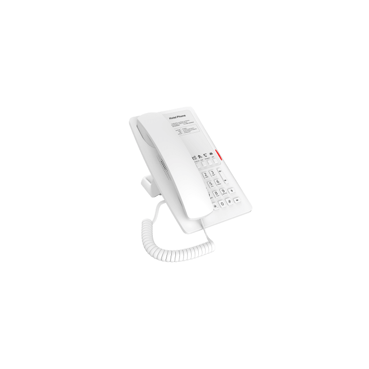 Teléfono IP Hotelero Wi-Fi 6 / 2 Líneas SIP / Doble Banda 2.4/5 GHz / 5 Teclas Programables / Puerto USB-A / PoE