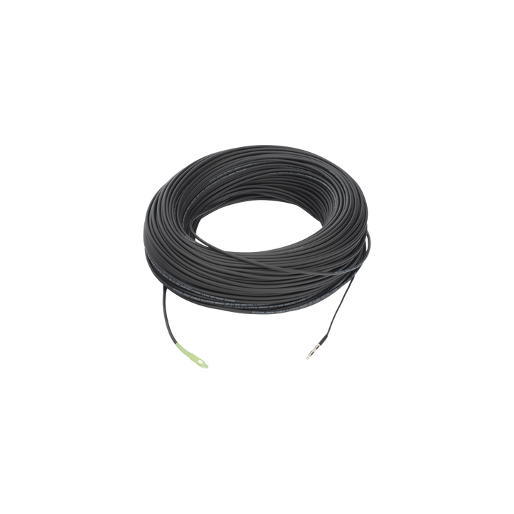 Rollo de Fibra Óptica Drop Redonda G657A2 Monomodo Simplex de 150 Metros (492.13 Pies) con Conectores SC/APC-SC/APC