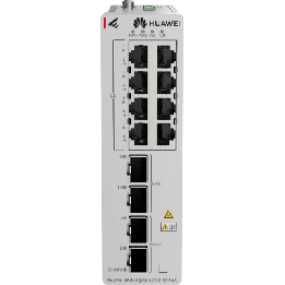 Switch Industrial eKit / 8 Puertos Gigabit + 2 SFP + 2 SFP+ / Montaje en Riel DIN / Fuente Redundante 1+1 : 9.6 a 50