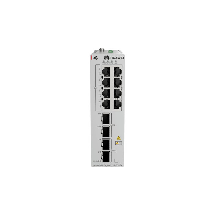 Switch Industrial eKit / 8 Puertos Gigabit + 2 SFP + 2 SFP+ / Montaje en Riel DIN / Fuente Redundante 1+1 : 9.6 a 50