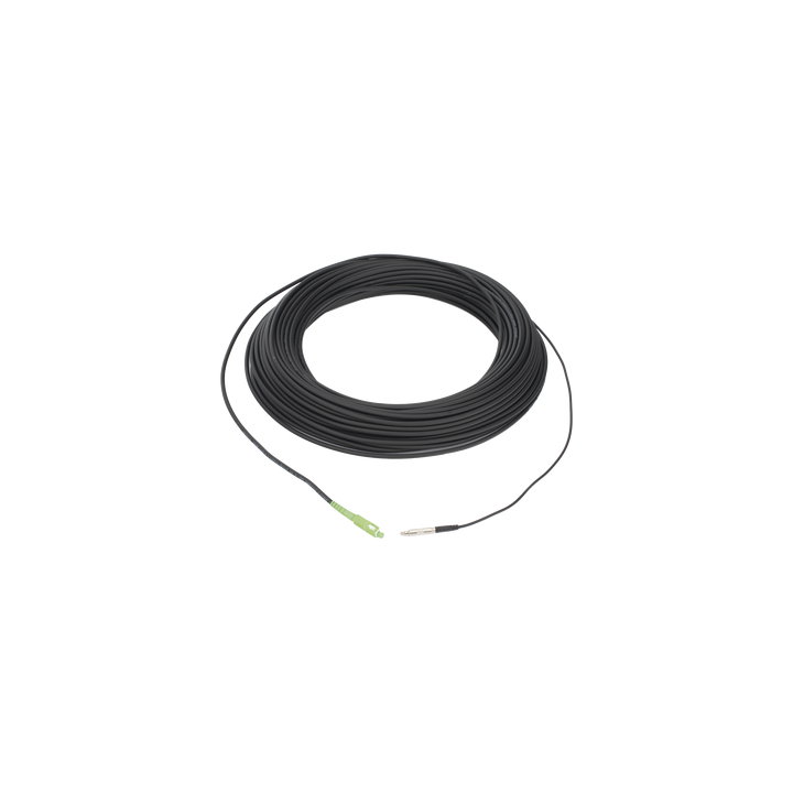 Rollo de Fibra Óptica Drop Redonda G657A2 Monomodo Simplex de 100 Metros (328.08 Pies) con Conectores SC/APC-SC/APC