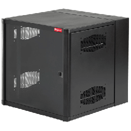 Gabinete AccessPlus de 26 UR Montaje en Pared de 19in, Rieles Numerados y Roscados #10-32, Puerta con Ventana de