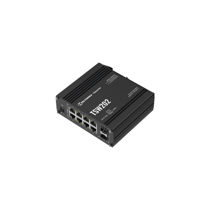 Switch Industrial Administrable L2, 8 puertos PoE 802.3af/at, Soporta Profinet