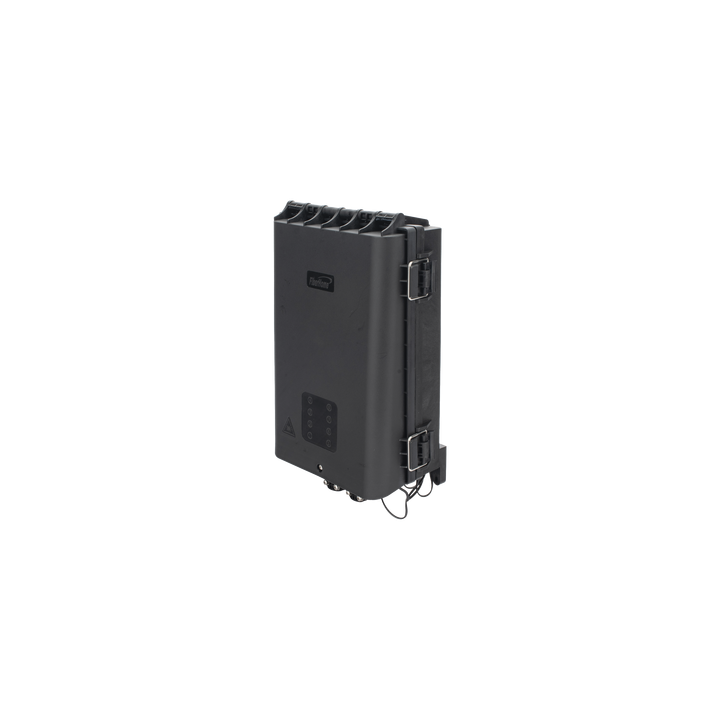 HUB Box Preconectorizada EASYCONN® de FiberHome para Exterior, IP68, Hasta 96 Empalmes, Incluye 2 Splitters 1*4