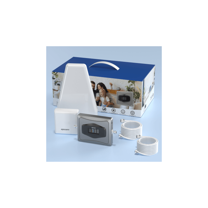 Kit Amplificador de Señal Celular 4G / Mejora las llamadas convencionales y VoLTE / Soporta los datos de las