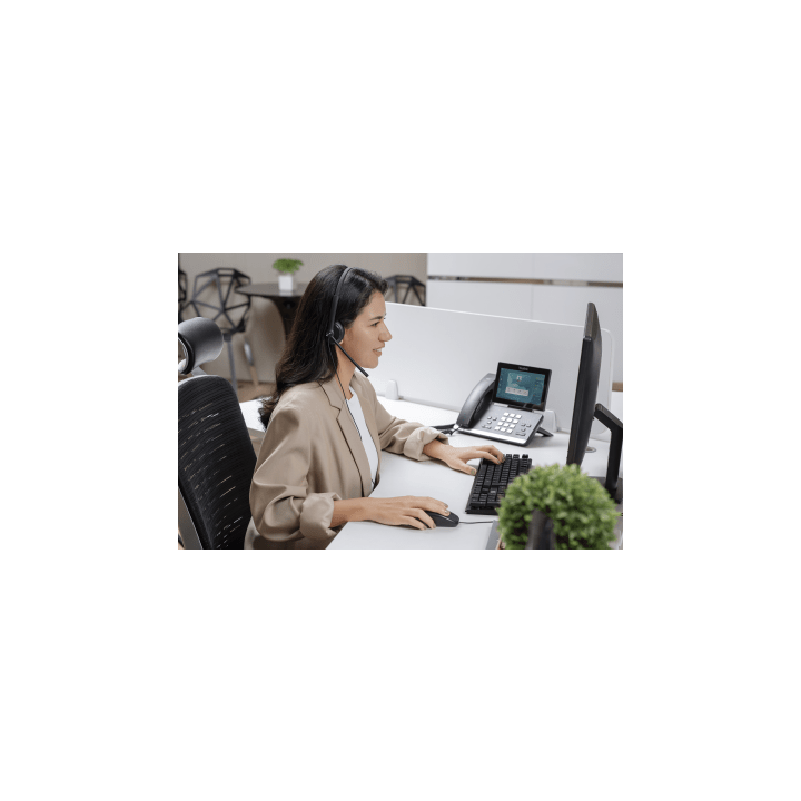 Diadema Alámbrica UH34 Lite Mono Teams de Yealink USB-C/A con Almohadillas de Espuma