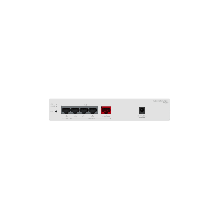 Router eKit para 150 clientes / Controladora para 16 APs / 5 Puertos PoE+ (1 WAN 2.5 Gbps + 1 LAN Gigabit + 3 LAN/WAN