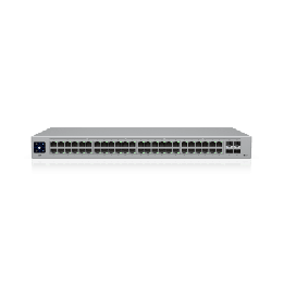USW-48 — Switch Layer 2 de 48 Puertos GbE + 4 Puertos SFP con Diseño Fanless para Funcionamiento Totalmente