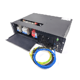 Rectificador de Energía AC 110 Vac / –48 V de Alta Eficiencia, 90 A y 5400 W, 3 UR para Telecomunicaciones como