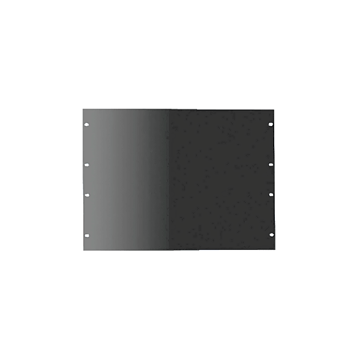 Tapa Ciega para Rack de 19 Pulgadas, 1 UR, Acero Negro