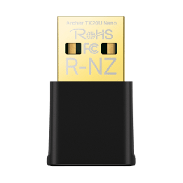 Mini Adaptador USB inalámbrico doble banda AC 600 Mbps, antena onmidireccional.