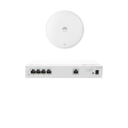 Kit DEMO de Router Multi-Servicio / 1 puerto 10/100/1000 Mbps(WAN) / 4 puertos 10/100/1000 Mbps(LAN) PoE / 50W + Punto