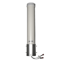 Antena Omnidireccional 360° / 5 GHz / 11 dBi Ganancia / Polarización Dual / IP65 / Montaje en Poste / Conectores SMA