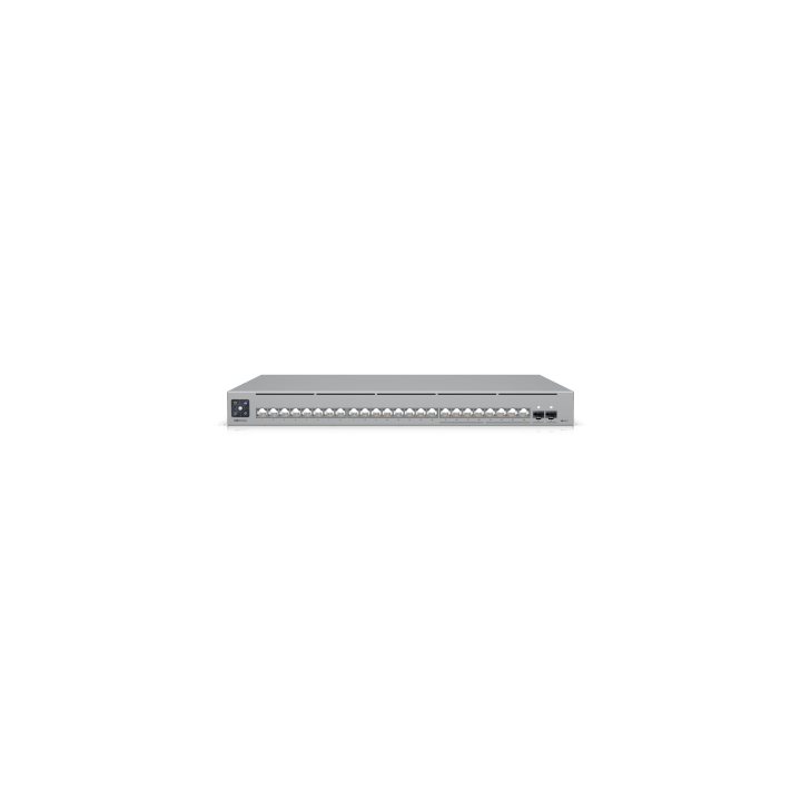 UniFi Switch Pro Max 24 – Switch Capa 3 con 24 Puertos (8 × 2.5 GbE y 16 × 1 GbE), 2 Puertos SFP+ 10G y Pantalla