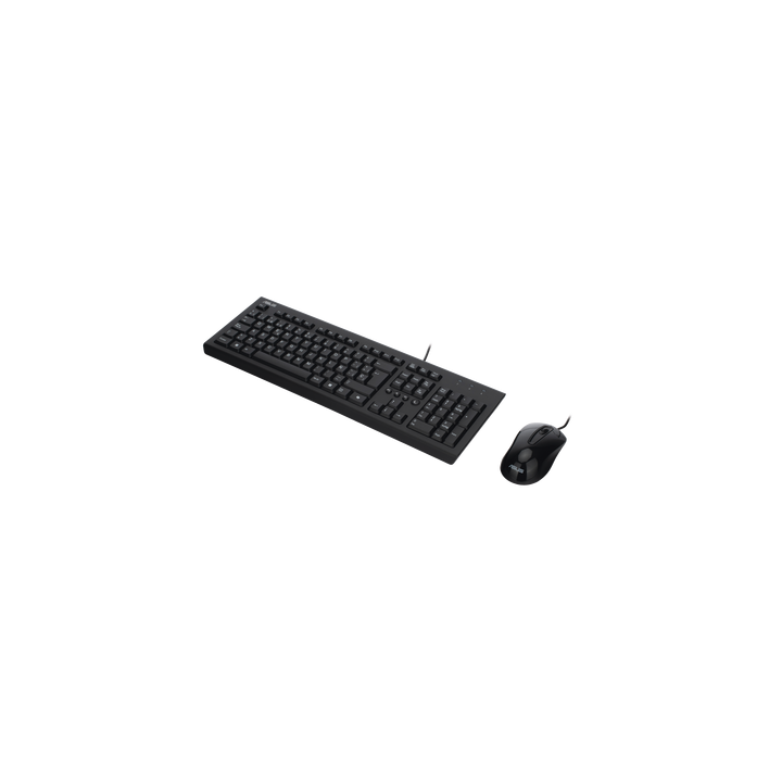 KIt de Teclado y Mouse Cableado / Diseño Elegante y Silencioso (No Requiere Drivers)