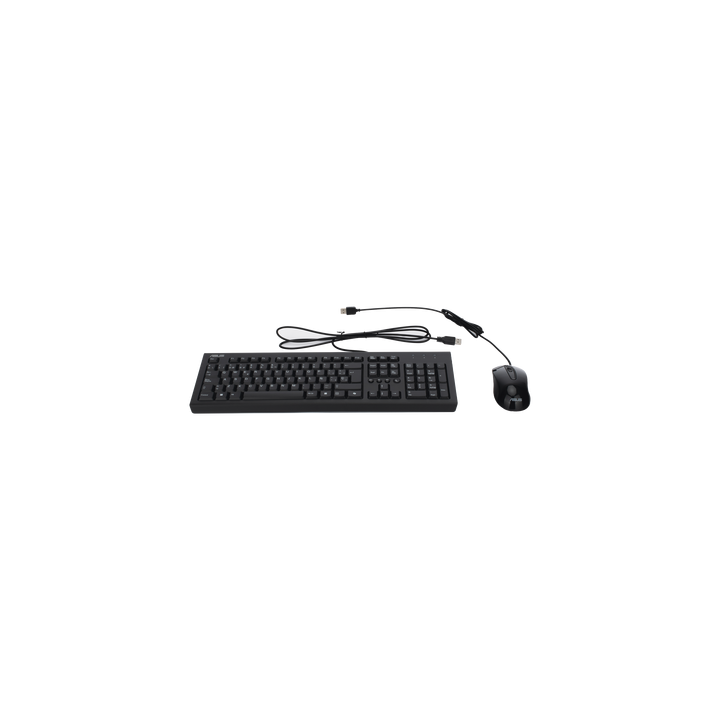 KIt de Teclado y Mouse Cableado / Diseño Elegante y Silencioso (No Requiere Drivers)