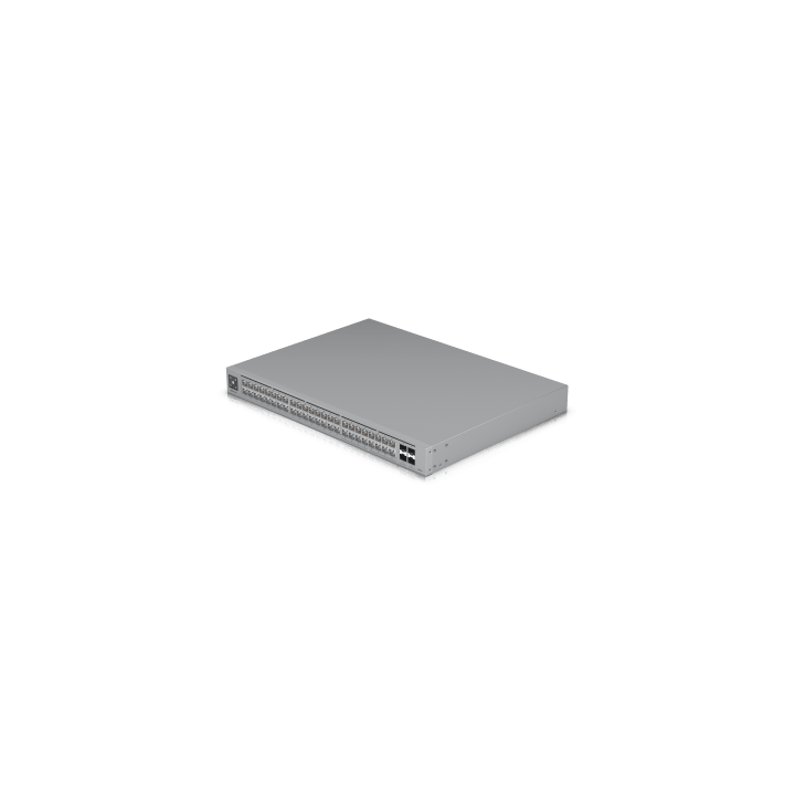 UniFi Switch Pro Max 48 – Switch Capa 3 con 48 Puertos (16 × 2.5 GbE y 32 × 1 GbE), 4 Puertos SFP+ 10G y Pantalla