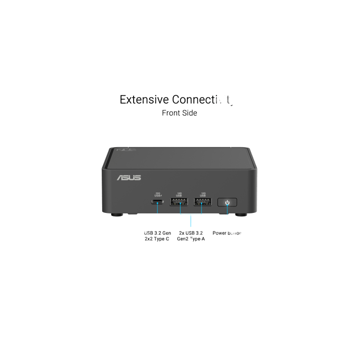 Mini PC NUC Barebone / Core i5 -210H / WiFi 7 y 2.5 GbE / Bluetooth / incluye Memoria RAM, SSD y S.O. /  Incluye Fuente