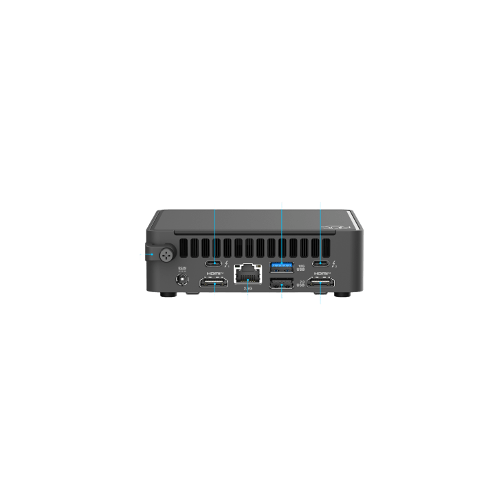 Mini PC NUC Barebone / Core i5 -210H / WiFi 7 y 2.5 GbE / Bluetooth / incluye Memoria RAM, SSD y S.O. /  Incluye Fuente