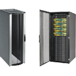 Gabinete Rack ProLine ConnecTek 42 UR 2000 x 800 x 1200 mm con Capacidad 1134 kg  Acero, Color Negro Con Organizadores