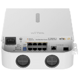 Switch PoE / Administración en la nube / Con 8 puertos 10/100/1000 Mbps PoE af/at/bt  / 1 Puerto Ethernet Uplink