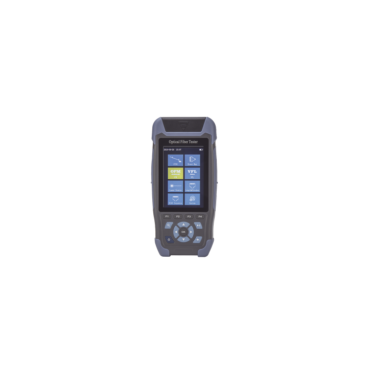 Mini OTDR para Fibra Óptica Monomodo / Longitud de Onda 1310nm y 1550nm / Función VFL 10mW / Función OPM / Mapeo de