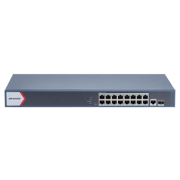 Switch Gigabit PoE+ / Administrable / 16 Puertos 1000 Mbps PoE+ / 1 Puerto 1000 Mbps de Uplink / 1 Puerto SFP /