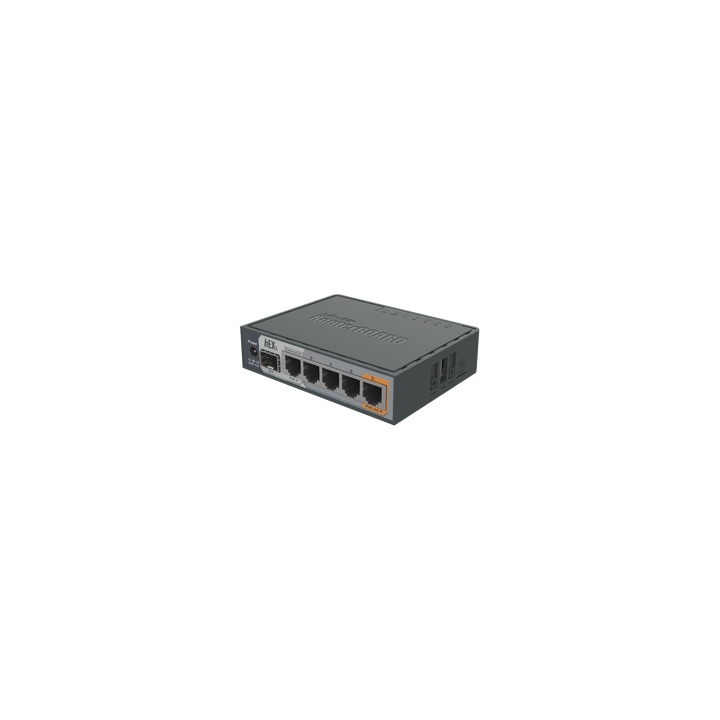 (hEX S) Router Dual Core, 5 puertos Gigabit, 1 Puerto SFP, PoE in, PoE Out