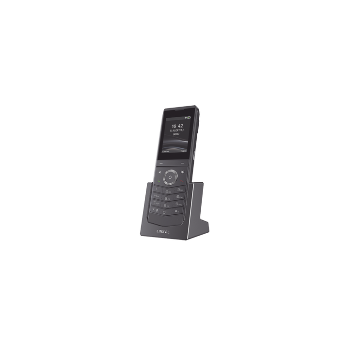 W611W es un teléfono IP Wi-Fi portátil, Resistente, Moderno diseñado para aplicaciones de comunicación móvil.
