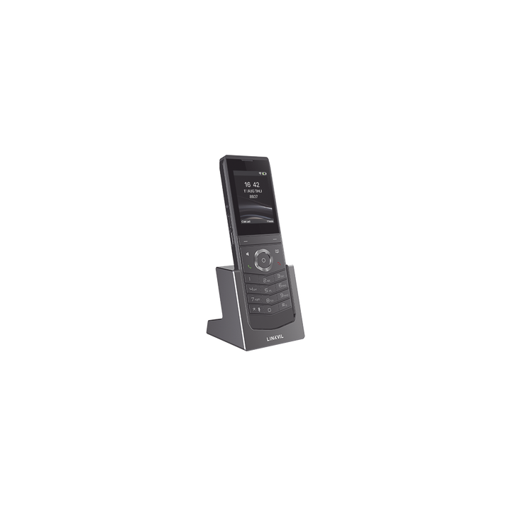 W611W es un teléfono IP Wi-Fi portátil, Resistente, Moderno diseñado para aplicaciones de comunicación móvil.