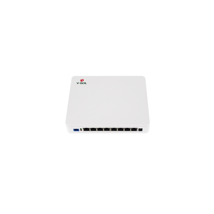 ONU Dual EPON/GPON / 8 Puertos PoE 802.3at Gigabit / Wi-Fi Doble banda 2.4 y 5 GHz /  1 Puerto SC/UPC